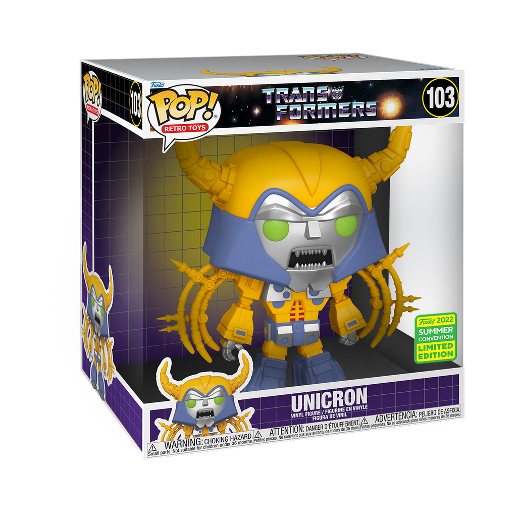 Transformers (TV) Unicron 10" SDCC 2022 Funko Pop! Vinyl Figure RS Ryft